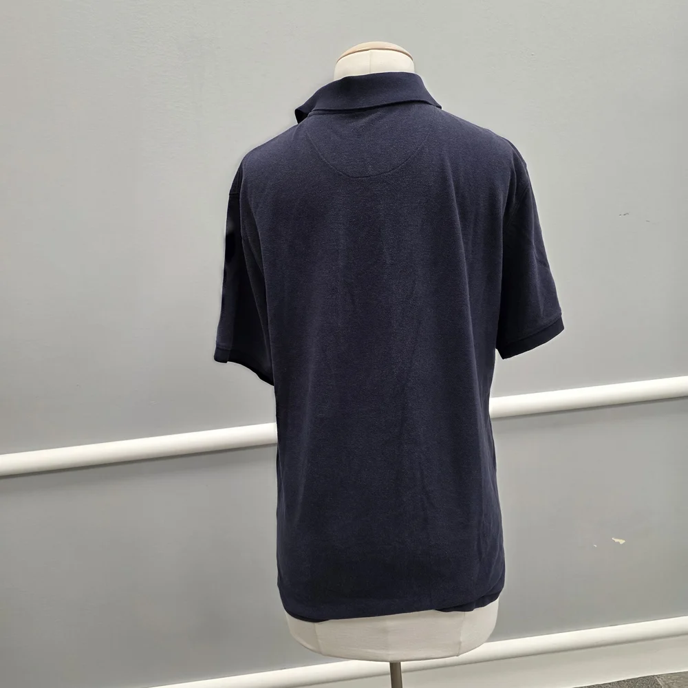 George Men's Navy Polo Shirt - Picture 2 of 4